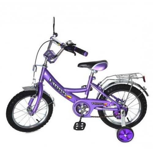 Двухколесный велосипед Profi P1848 фиолетовый